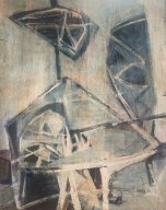 1983_dieter ladewig_stabmasken_90x110_grun89